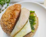 菠菜里雞肉排蛋堡的食譜步驟3照片