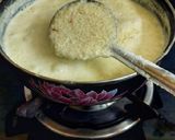 A picture of step 3 of Ground rice phirni.