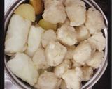 Foto langkah ke 3 dari resep Siomay aci tanpa ikan.