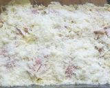 Foto del paso 5 de la receta Patatas al horno con nata, mozzarella, jamón York y huevo