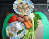 Foto del paso 4 de la receta: SOPA DE MACHAS CON CRUTONES. JON STYLE