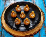 A picture of step 7 of Kesar-Pista Mawa Modak.