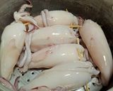 Foto langkah ke 3 dari resep Gulai Cumi Isi Tahu Telur.