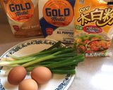 A picture of step 1 of Scallion Egg Pancake Rolls.