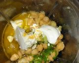 A picture of step 3 of Hummus with Tahini.