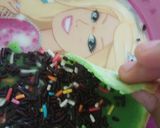 Foto langkah ke 5 dari resep Pancake pandan coklat.