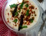 A picture of step 3 of Spiced Raita.