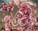 Lilahagymás - szalonnás nokedli recept fázis 4 fotója