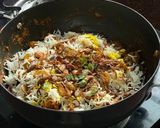 A picture of step 7 of Soya Biryani.