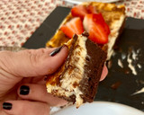 Foto del paso 5 de la receta: Brownie cheesecake en freidora de aire