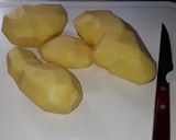 Foto del paso 1 de la receta: Torre de papas a la crema