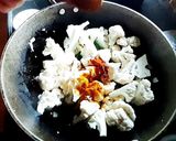 A picture of step 4 of Simple Cauliflower matar sabji | Green peas sabji.