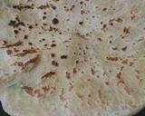 A picture of step 3 of Aloo paratha.
