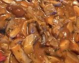 Gombapörkölt 🍄 recept fázis 4 fotója