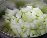 A picture of step 1 of Raw Papaya Thoran !.