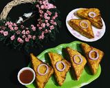 A picture of step 7 of Bread Pakoda.