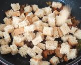A picture of step 3 of Bread Poha.