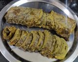 A picture of step 11 of Patra (Alu Vadi).