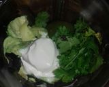 A picture of step 3 of Green Enchiladas with Avocado Sauce.