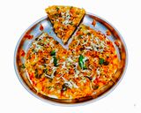A picture of step 5 of Vegetable Pizza On Tawa.