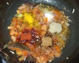 A picture of step 3 of Gobhi mussalam.