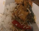 A picture of step 4 of Mango paneer curry.