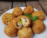 Foto langkah ke 3 dari resep Bola Tahu mie, Si'Gundul & Si'Kribo.