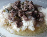 Foto del paso 6 de la receta: Arroz con queso y carne con verdeo
