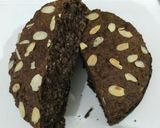 Hình bước làm 3 của món Bánh mì chuối yến mạch cacao bằng nckd