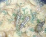 A picture of step 5 of Achari alu.