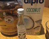 A picture of step 1 of Coconut Latte 🌱.
