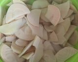 Foto langkah ke 1 dari resep Lumpia rebung, ebi, telur.