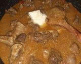A picture of step 4 of Mutton Makhni.