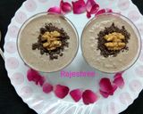 A picture of step 5 of Chocolate Walnut Kheer.