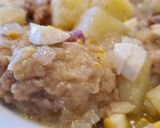 Foto del paso 8 de la receta: Pastelitos de chipirones y gambas en salsa con patatas