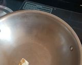 A picture of step 1 of Pesto creamy veggie salad.