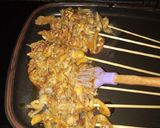 Foto langkah ke 2 dari resep Sate Jamur Bumbu Kacang.