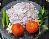 A picture of step 1 of Fish pollichathu# Kerala style Fish fry in Banana leaf.