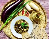 Hình bước làm 3 của món Nấm Xúc Bánh Đa Chay