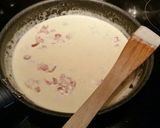 Tejszínes-krémsajtos spagetti recept fázis 2 fotója
