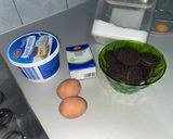 A picture of step 1 of Chocolate Oreo and Chocolate Truffle Tiramisu.