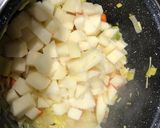 Foto del paso 4 de la receta: Crema de verduras con crujiente de jamón