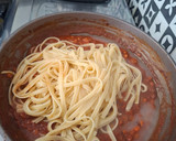 Foto langkah ke 5 dari resep Fettuccine Bolognese.