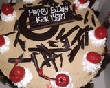 Foto langkah ke 4 dari resep Black Forest cake tart.