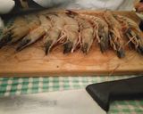 A picture of step 1 of Dynamite Prawns.