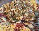 Une image de l'étape 5 de Salade castelfranco au chèvre et noix sauce au miel.