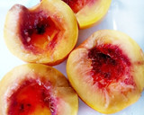 Foto del paso 1 de la receta: Melocotones asados con merengue vegano