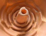 Foto del paso 12 de la receta: Bizcocho de melocotón, sin azúcar, con pasta de dátiles bio