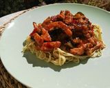 Foto del paso 8 de la receta: Pavo con salsa de ostras y verduras