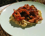 Foto del paso 8 de la receta: Pavo con salsa de ostras y verduras